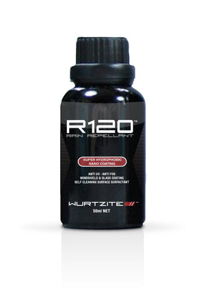 Wurtzite R120 Rain Repellant-Windshield & Glass 50ML